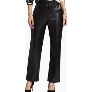 Alice + Olivia - Ming Pleated Faux Leather Pants